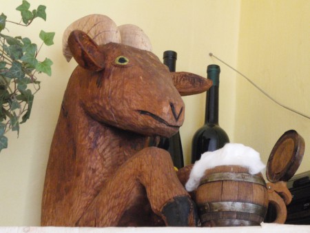 Kozel -lípa 50cm,hostinec u Hašků,Malé Svatonovice